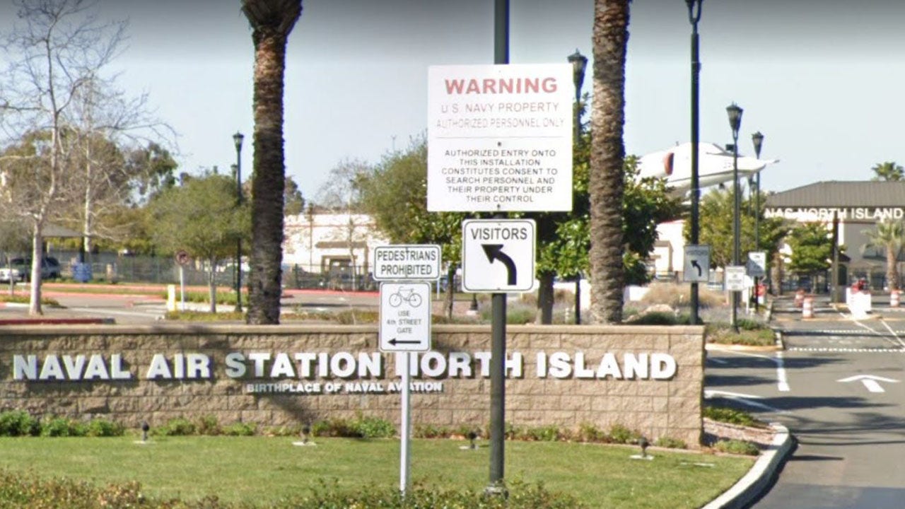 Off-duty San Diego sheriff’s deputy arrested for DUI after breaching security gate at Naval Base Coronado