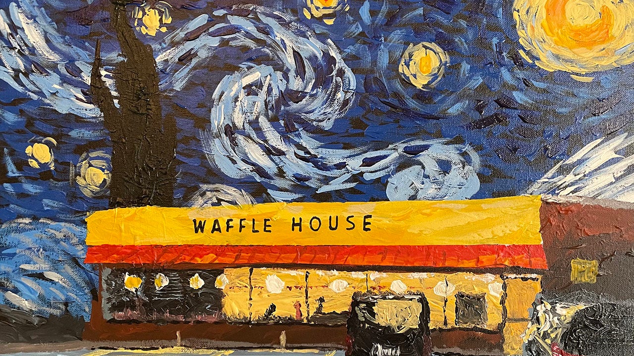 Find out the compelling reason this Louisiana artist paints Waffle Houses. (Matt Dawson)