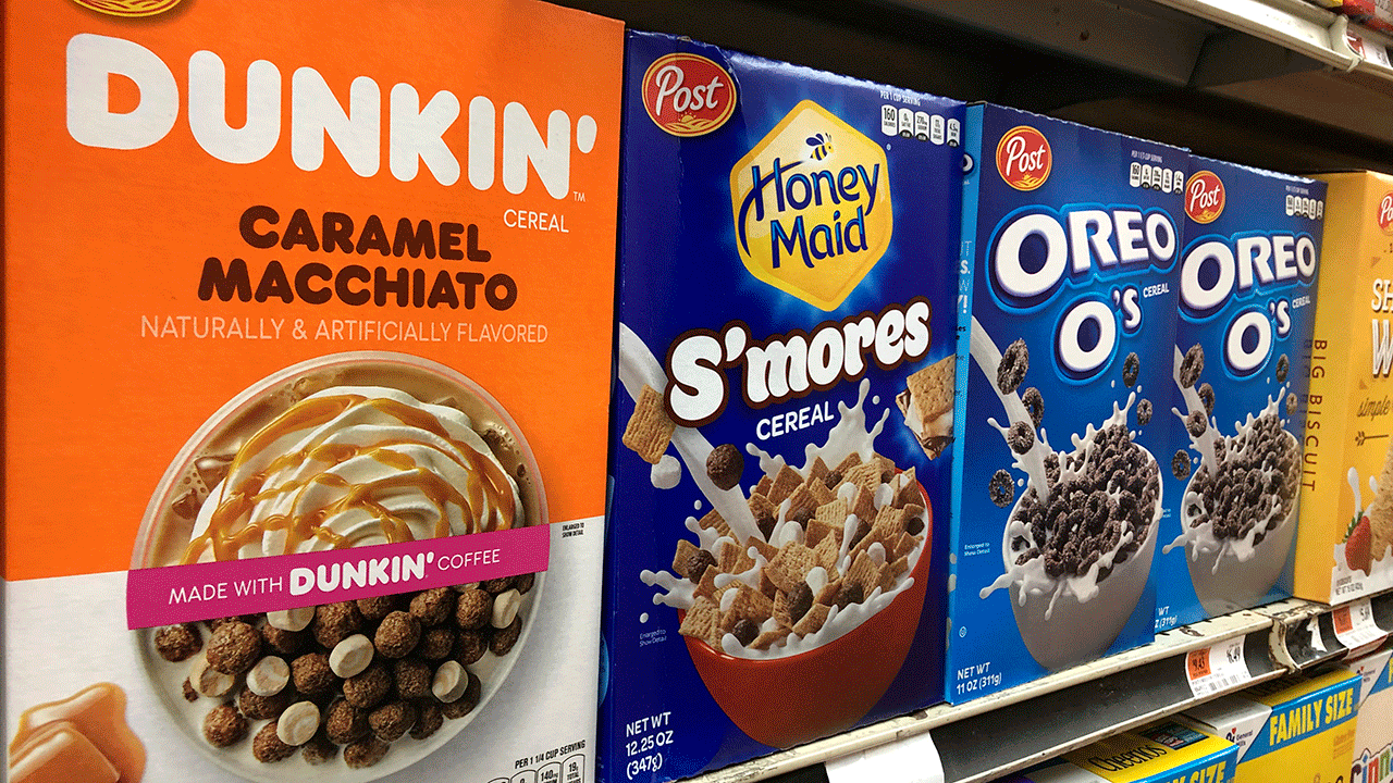You can put some healthier cereal into a sugar cereal box (or vice versa) for an April Fools' Day joke.