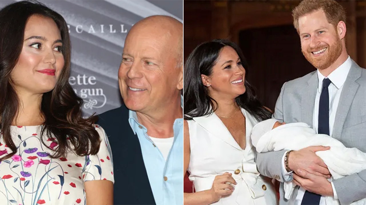 Bruce Willis' wife Emma debunks Demi Moore rumors she's moved in with the couple, Meghan Markle and Prince Harry's kids officially given royal titles. (Getty Images)