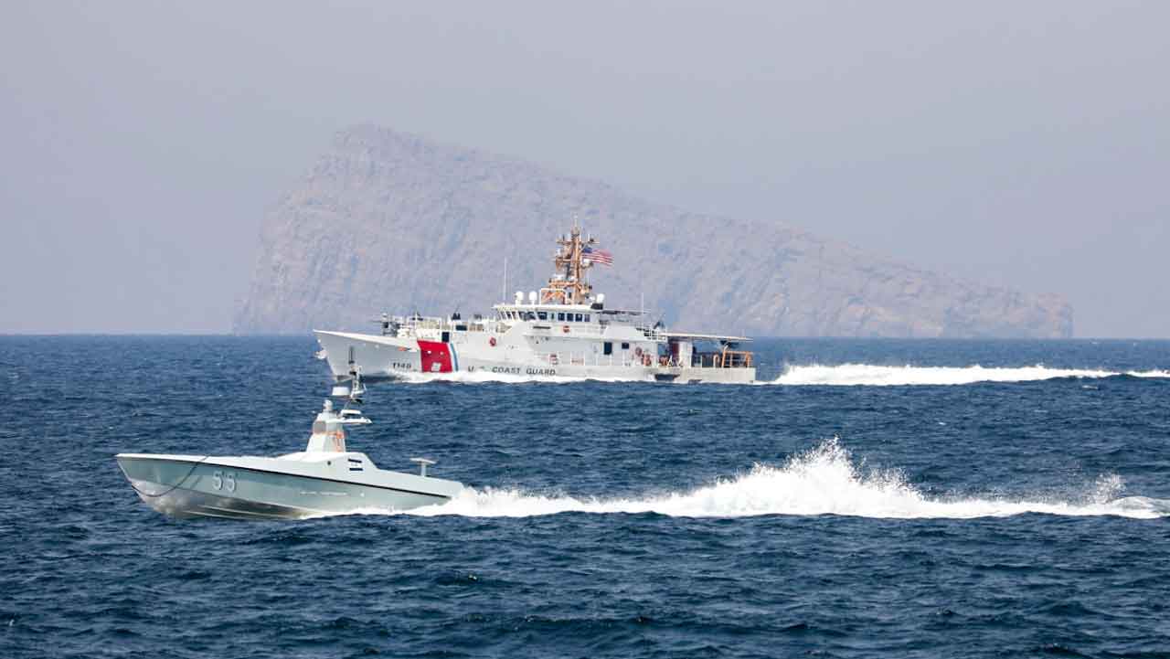 US Navy sails first drone boat through Strait of Hormuz between Iran, Oman