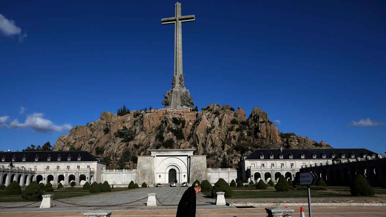 Body of founder of Spain's fascist Falange movement exhumed from Madrid mausoleum