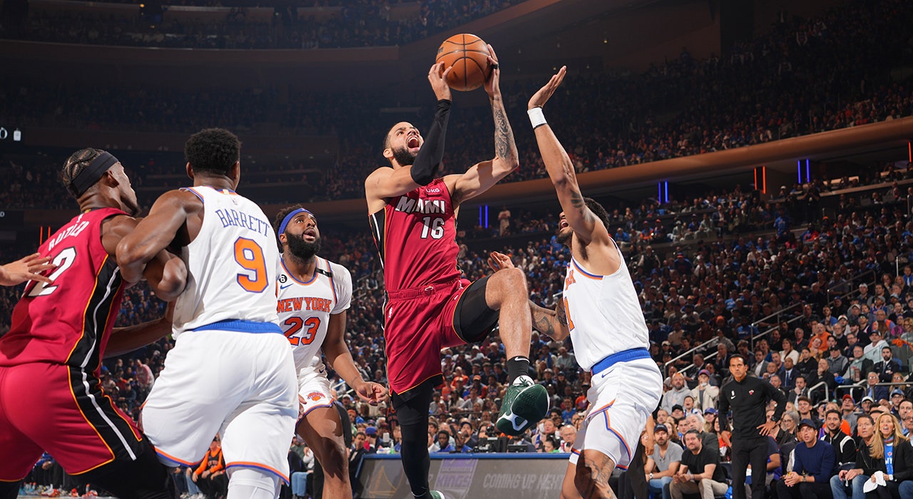El Heat usa el empujón de la segunda mitad para ganar el Juego 1 sobre los Knicks en el Madison Square Garden