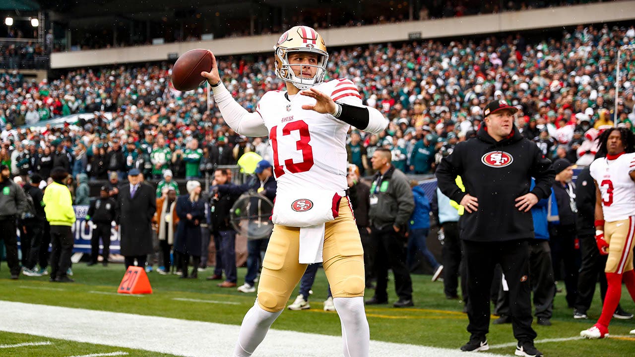 49ers QB Brock Purdy returns to practice for the first time since elbow  surgery