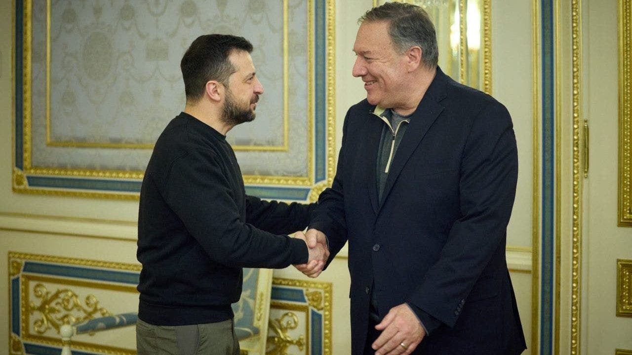 Pompeo meets Zelenskyy in Kyiv visit, tells Fox arming Ukraine is ‘least costly way to move forward’