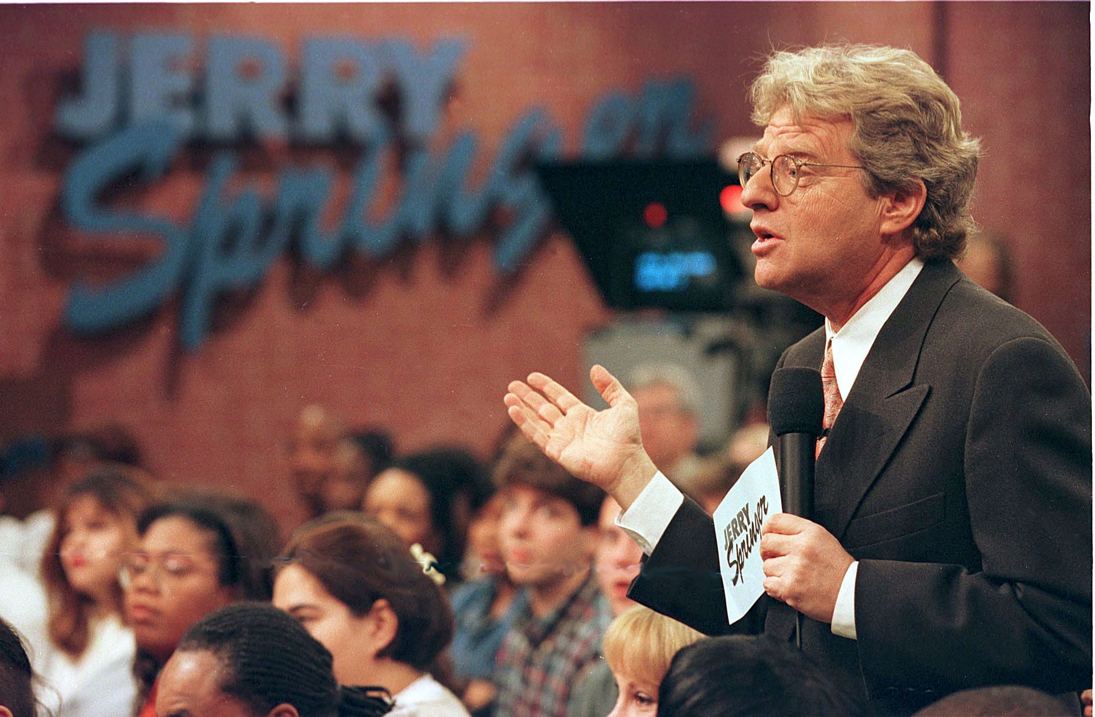 Jerry Springer on his show