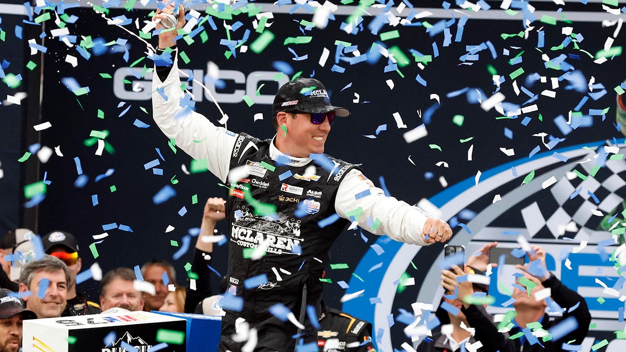 Kyle Busch secures first Talladega victory in 15 years