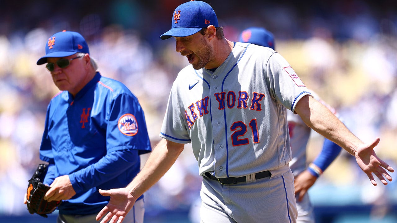 Mets' Max Scherzer says he only had sweat and rosin on his hands