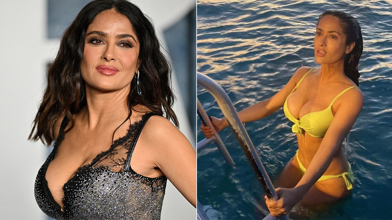 Salma Hayek stuns in bikini pictures, feels renewed after ocean dip Fox News image