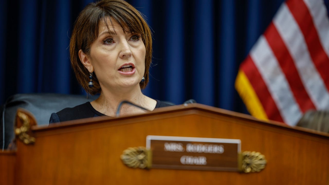 Representative Cathy McMorris Rodgers (R-WA), chair of the House Energy and Commerce Committee