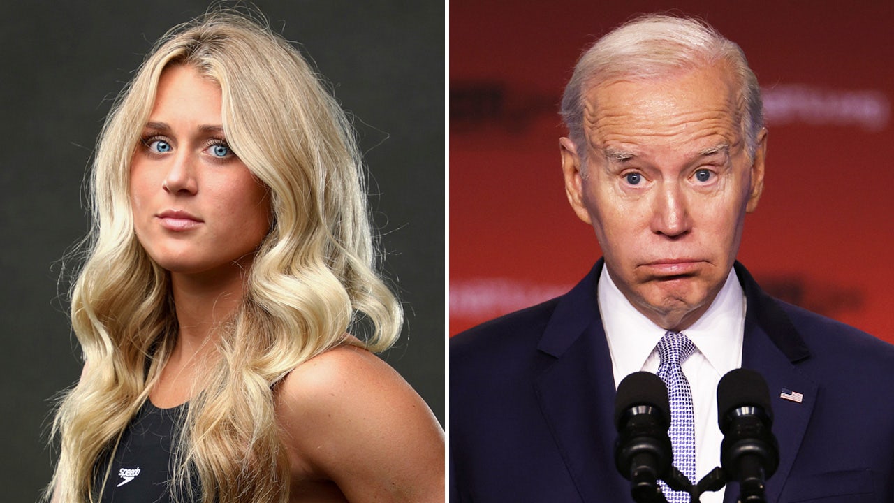Riley Gaines takes aim at Biden's 2024 re-election announcement: 'Biological reality is being attacked'