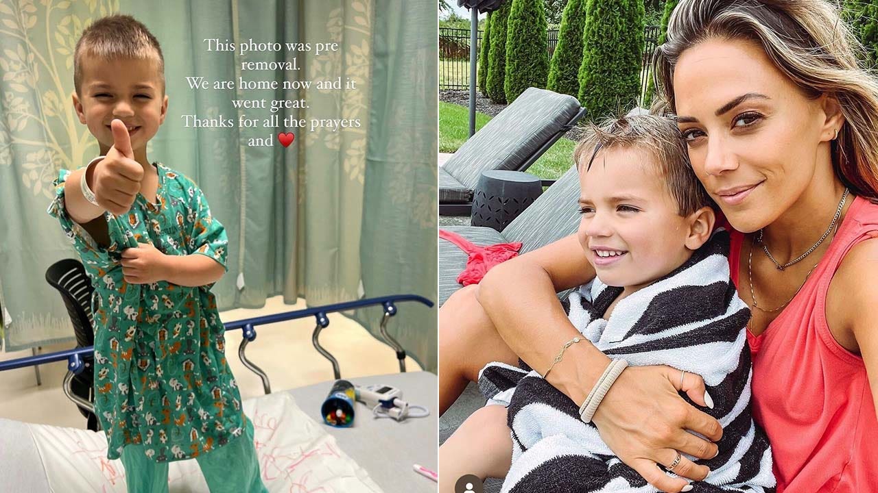 Jana Kramer shares that her 4-year-old son is home from hospital after undergoing surgery