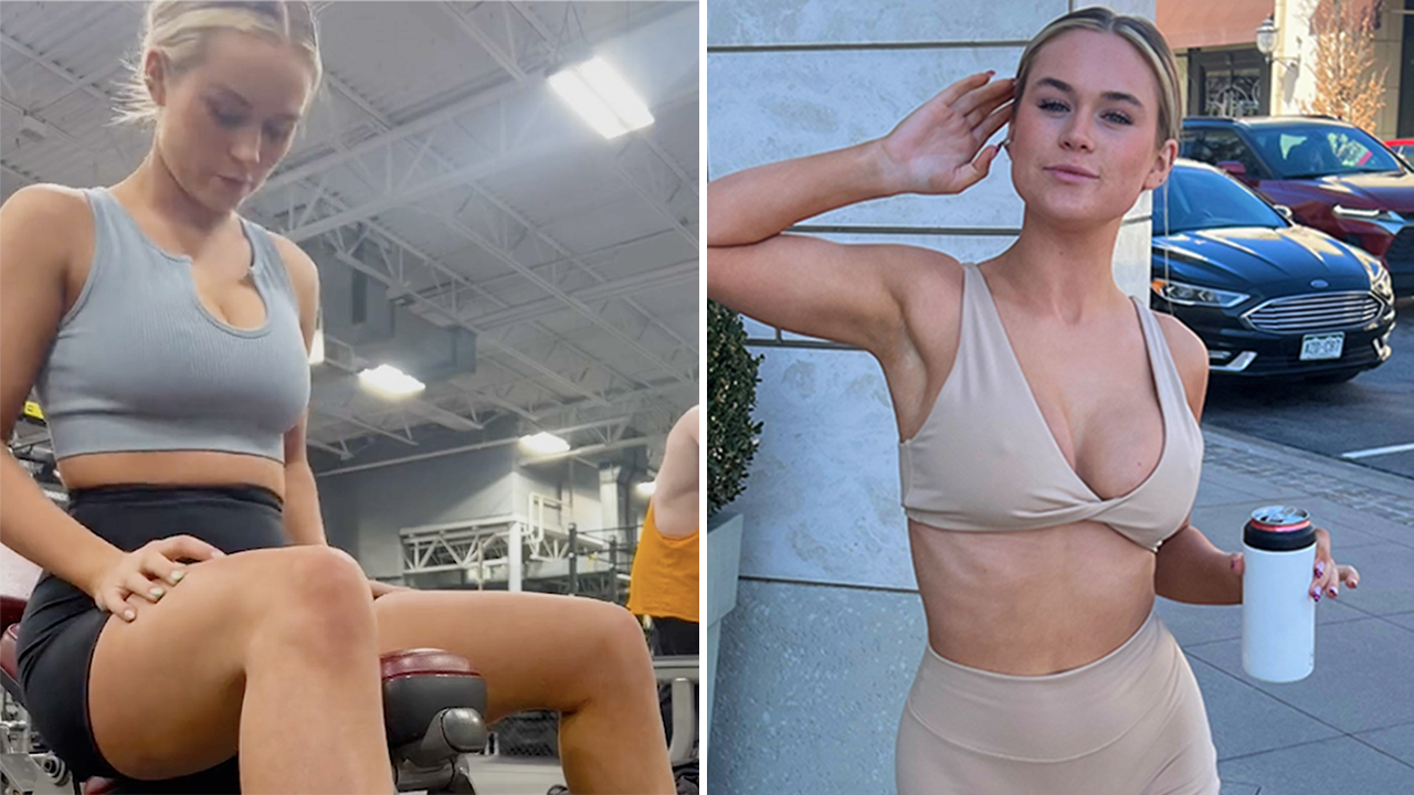 Girl in trouble for working out in sports bra