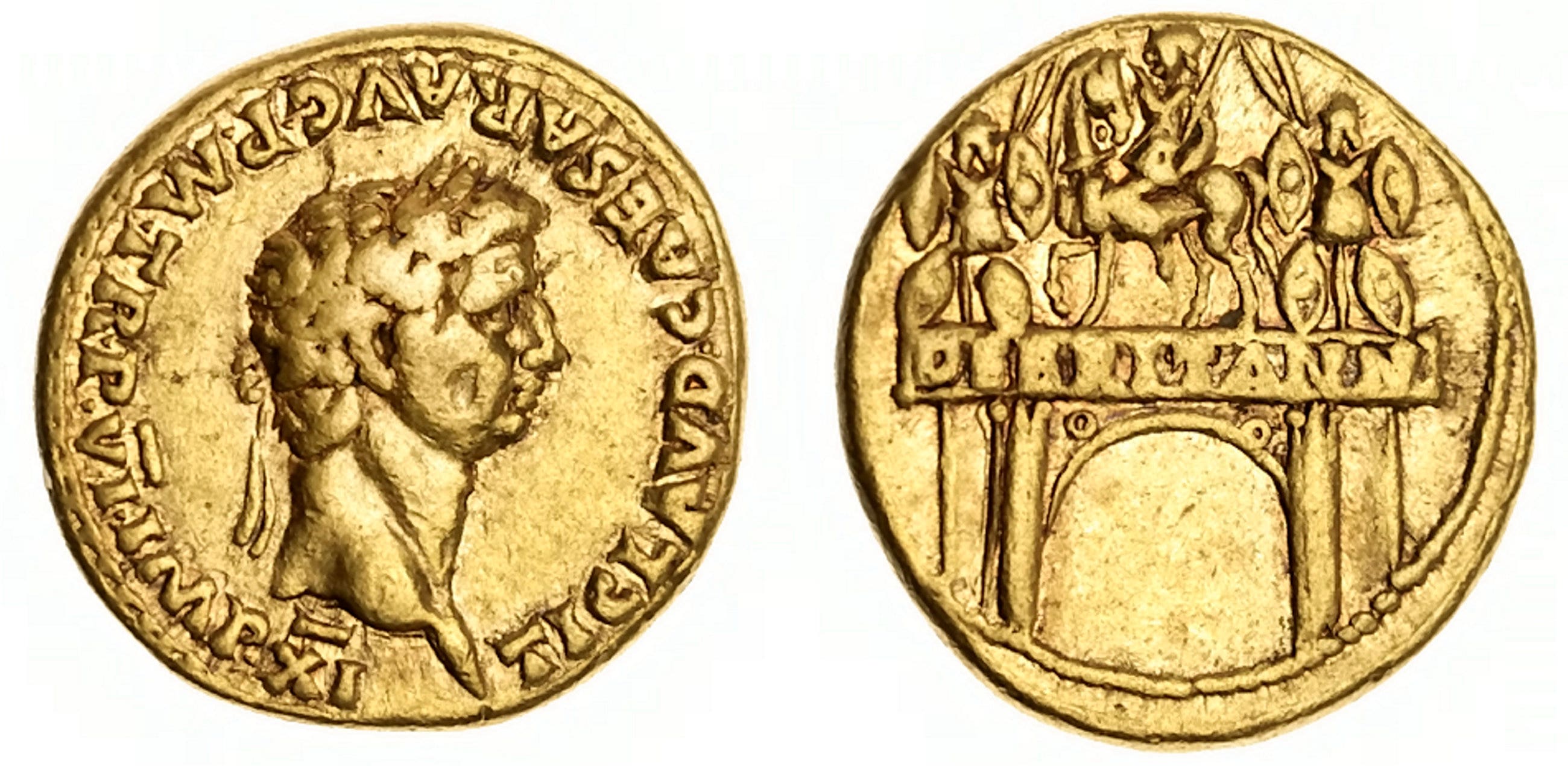 Gold Roman coin found near Pompeii fetches eye-opening amount at auction