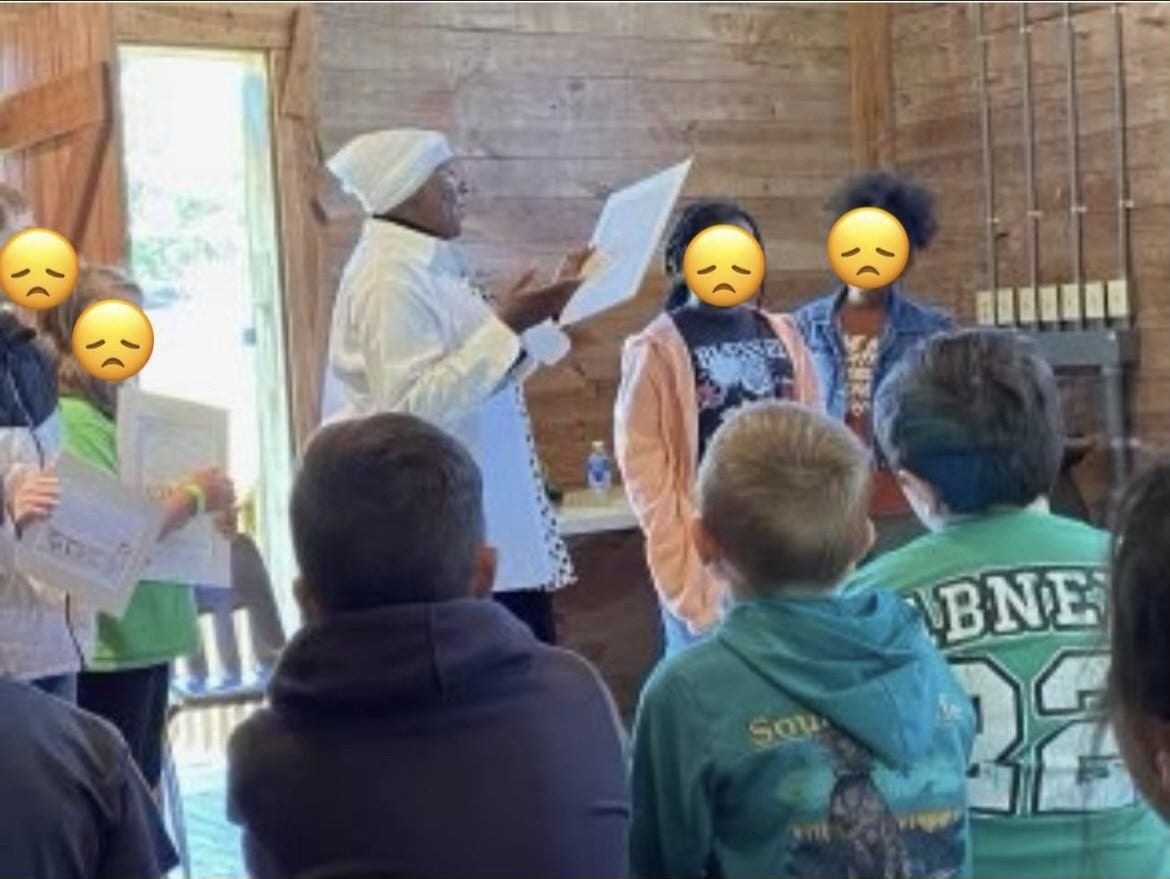 Georgia mom outraged over school field trip's interactive lesson that put third graders on slave auction block