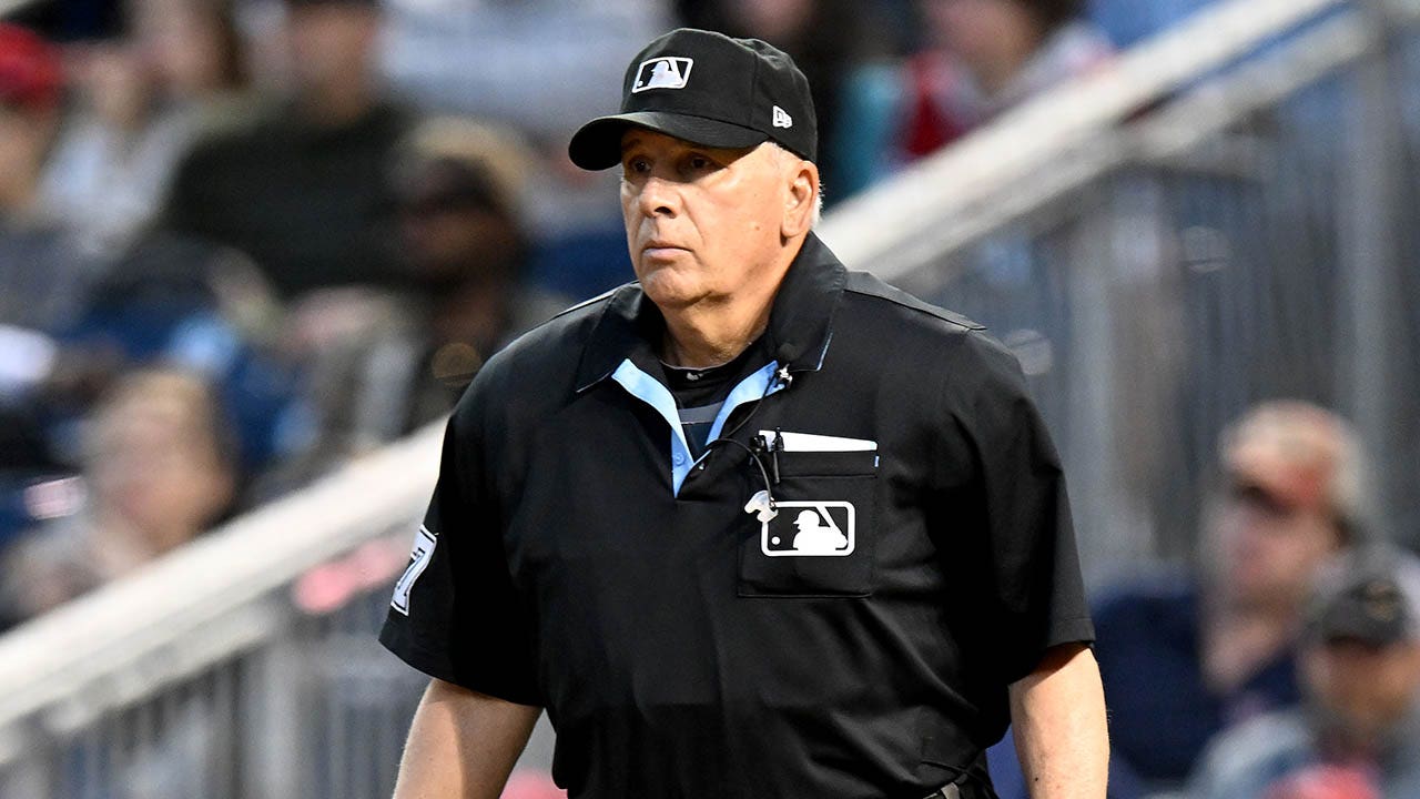 Current Major League Replica Umpire Shirt  GRAY with BLACK SIDES   Officials Depot