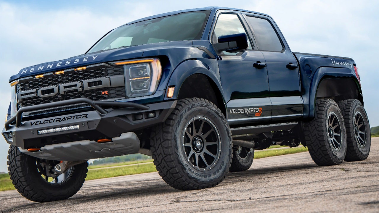 The $499,999 Ford F-150 VelociRaptor is a six-wheel monster truck | Fox ...