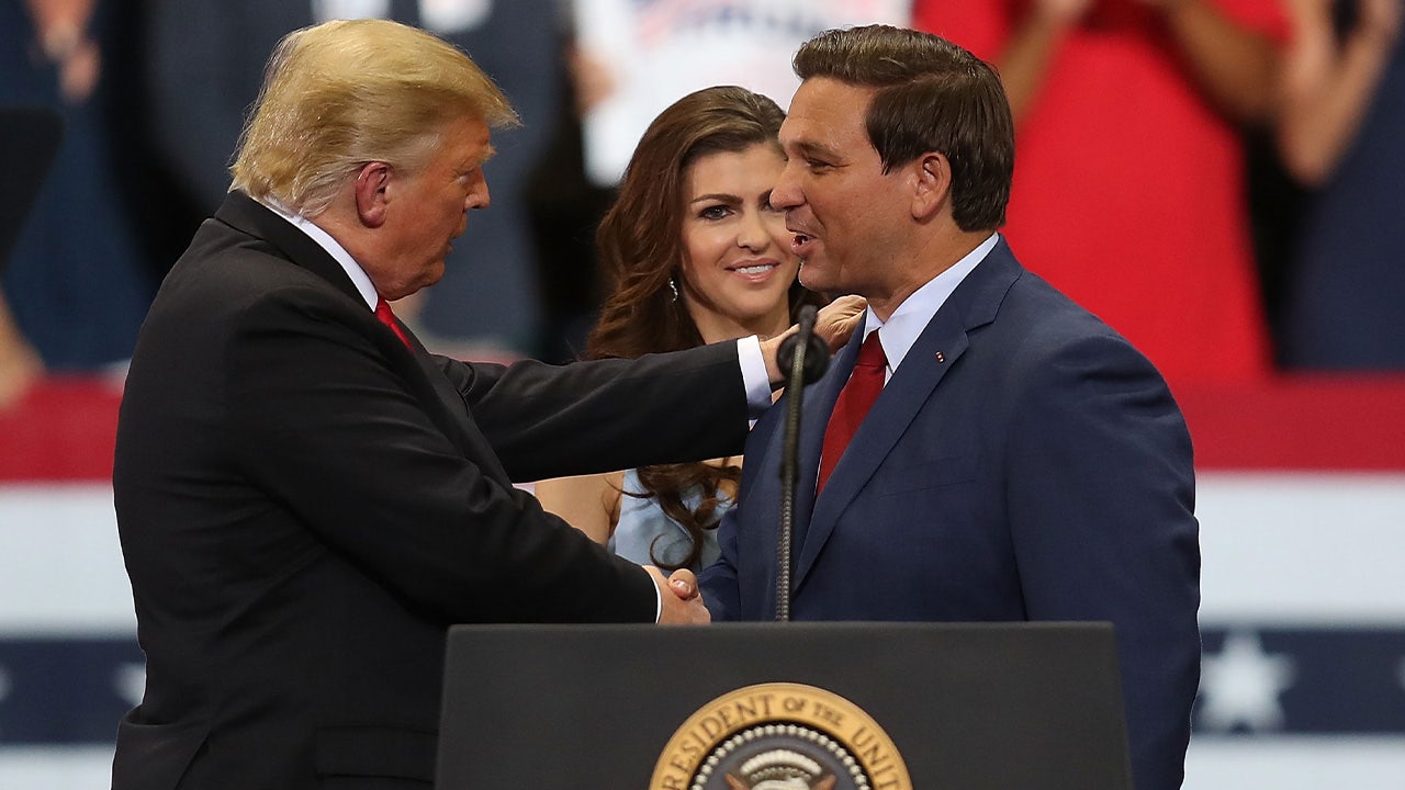 DeSantis takes shots at Trump says he is 'running towards the left' claims he 'is a different guy today'