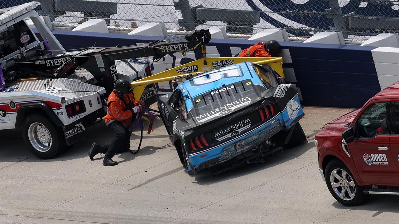 NASCAR’s Ross Chastain ‘probably needs to get his butt whooped,’ Brennan Poole says after crash