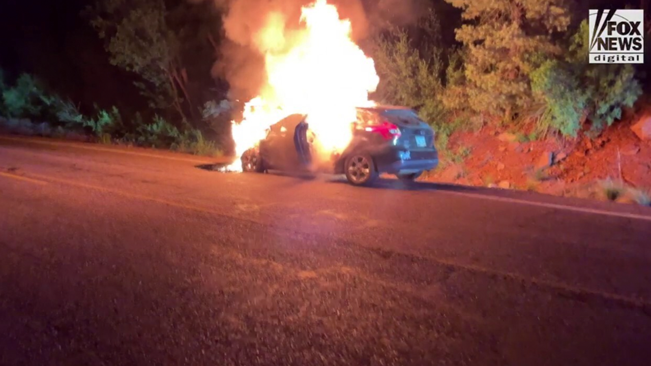 Arizona man heroically saves two toddlers from burning car moments before it’s engulfed in flames
