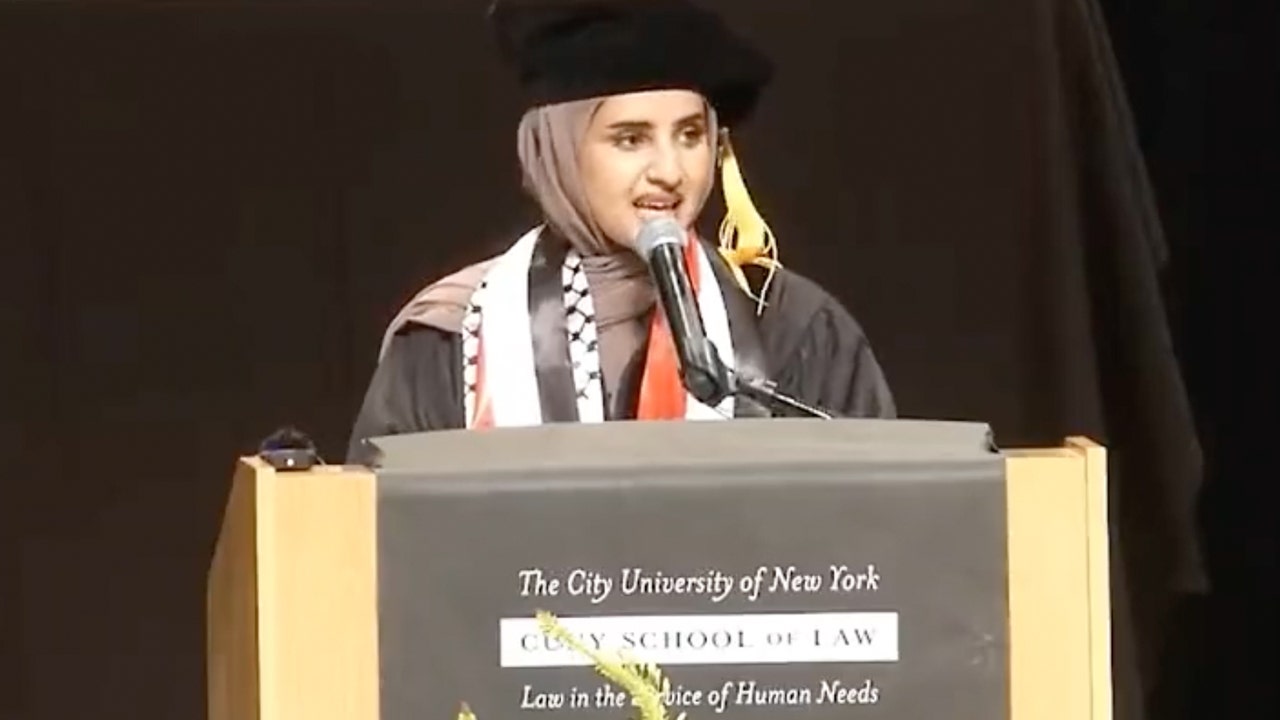 Jewish groups, allies demand CUNY Law lose funding after student's 'vile' anti-Israel commencement speech