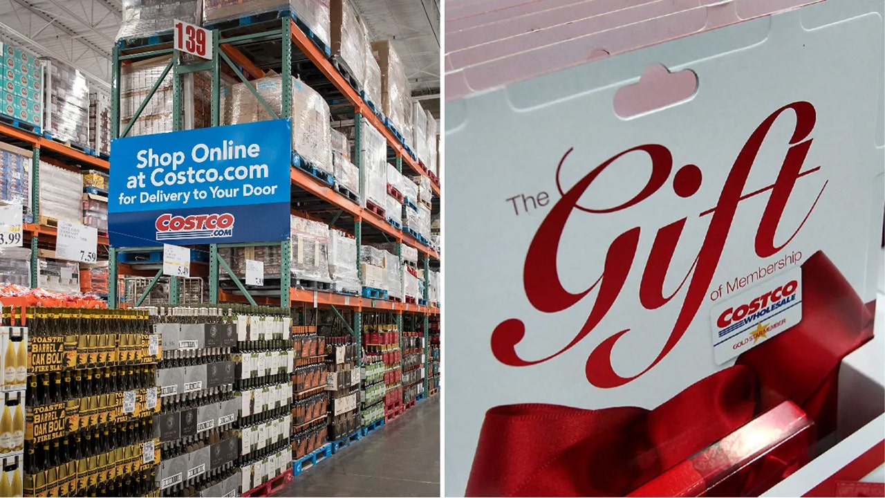 Costco Wholesale allows customers to user Costco Shop Cards to cover purchases made online and in-store. (David Paul Morris and Tim Boyle/Bloomberg via Getty Images)