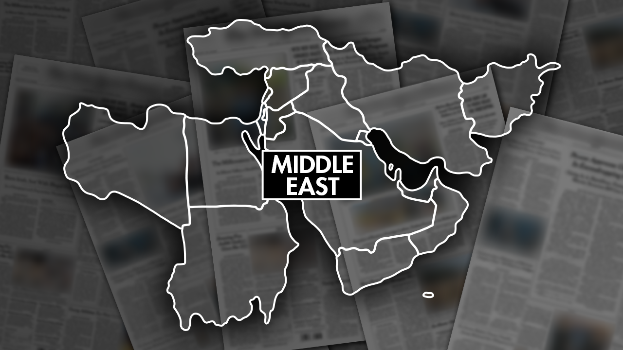 Grafik für den Nahen Osten