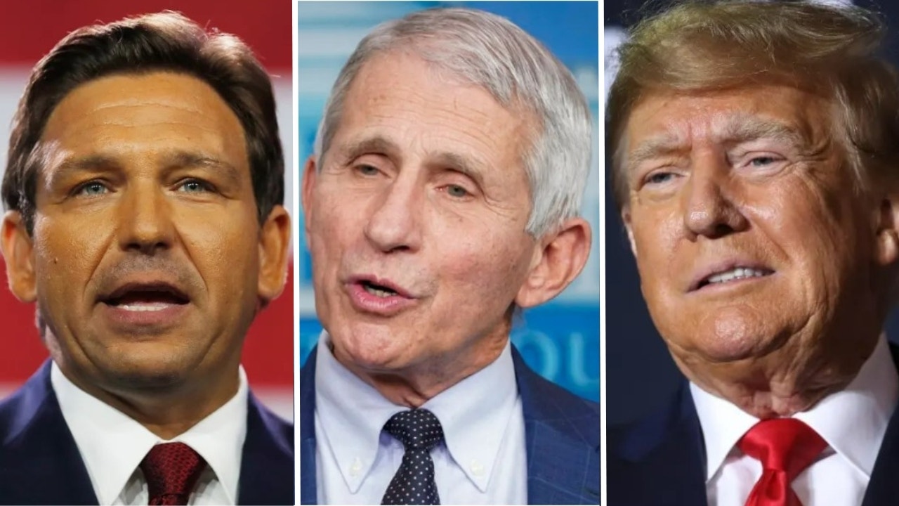 Trump, DeSantis camps trade blows over AI-generated images of ex-president hugging Fauci