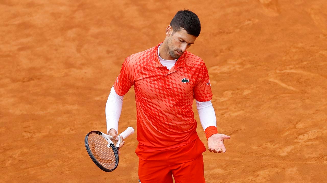 Novak Djokovic fails to defend Italian Open title after being upset by Holger Rune in quarterfinal match