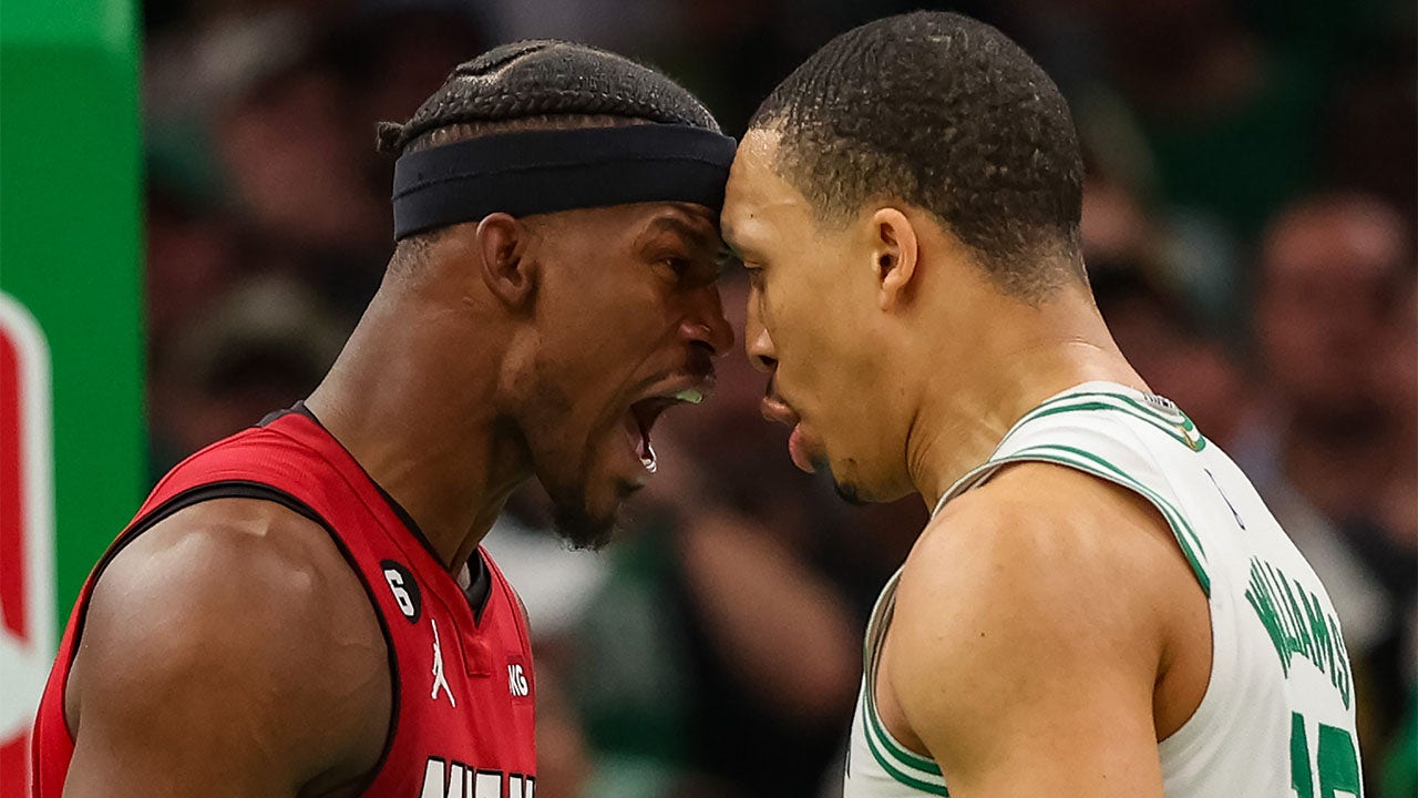 Heat's Jimmy Butler takes over after face-to-face altercation with Celtics' Grant Williams