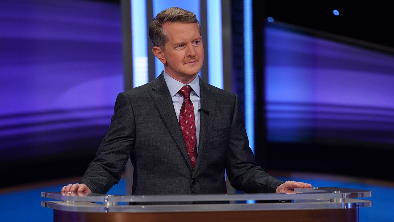 Ken Jennings hosting Jeopardy!