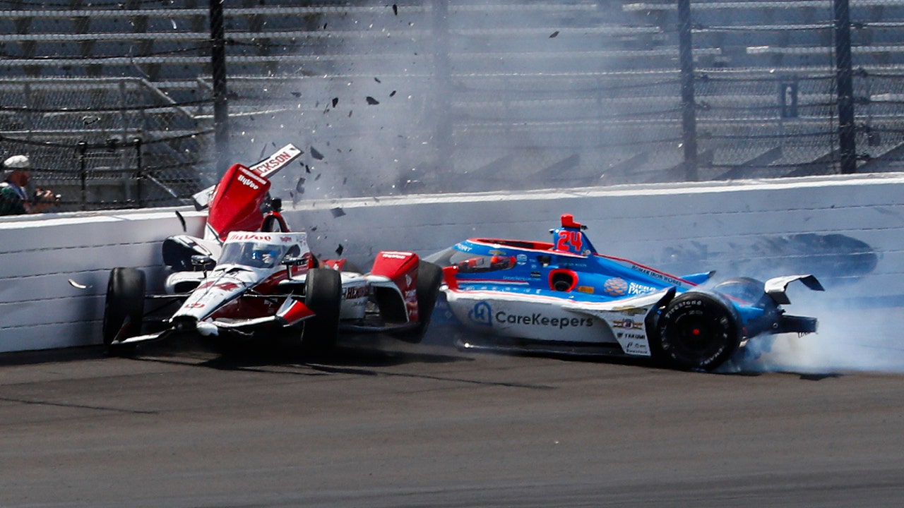 Scary Indy 500 practice crash sends driver to hospital