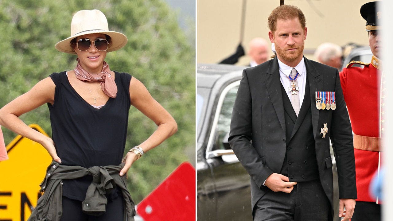 Prince Harry snubbed by royal family as Meghan Markle hikes with friends