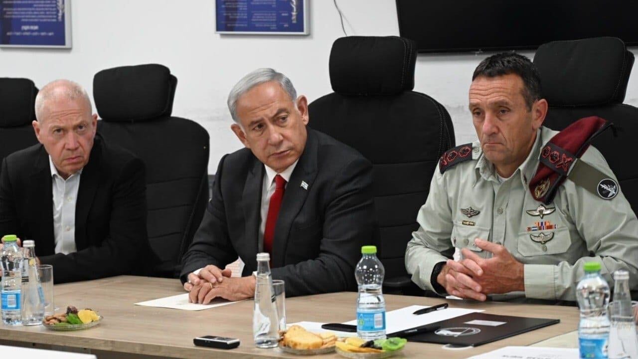 Netanyahu holds security meeting after rockets fired from Gaza into Israel