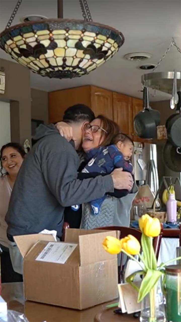 Surprise package for future grandma comes disguised as PR ploy — Oh, baby!