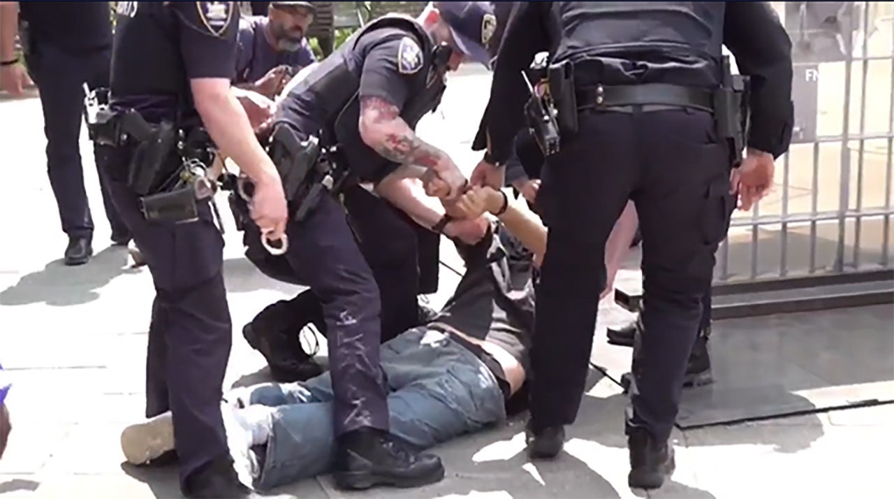 Jordan Neely protesters arrested in clash with cops at NYC veterans rally in support of Daniel Penny