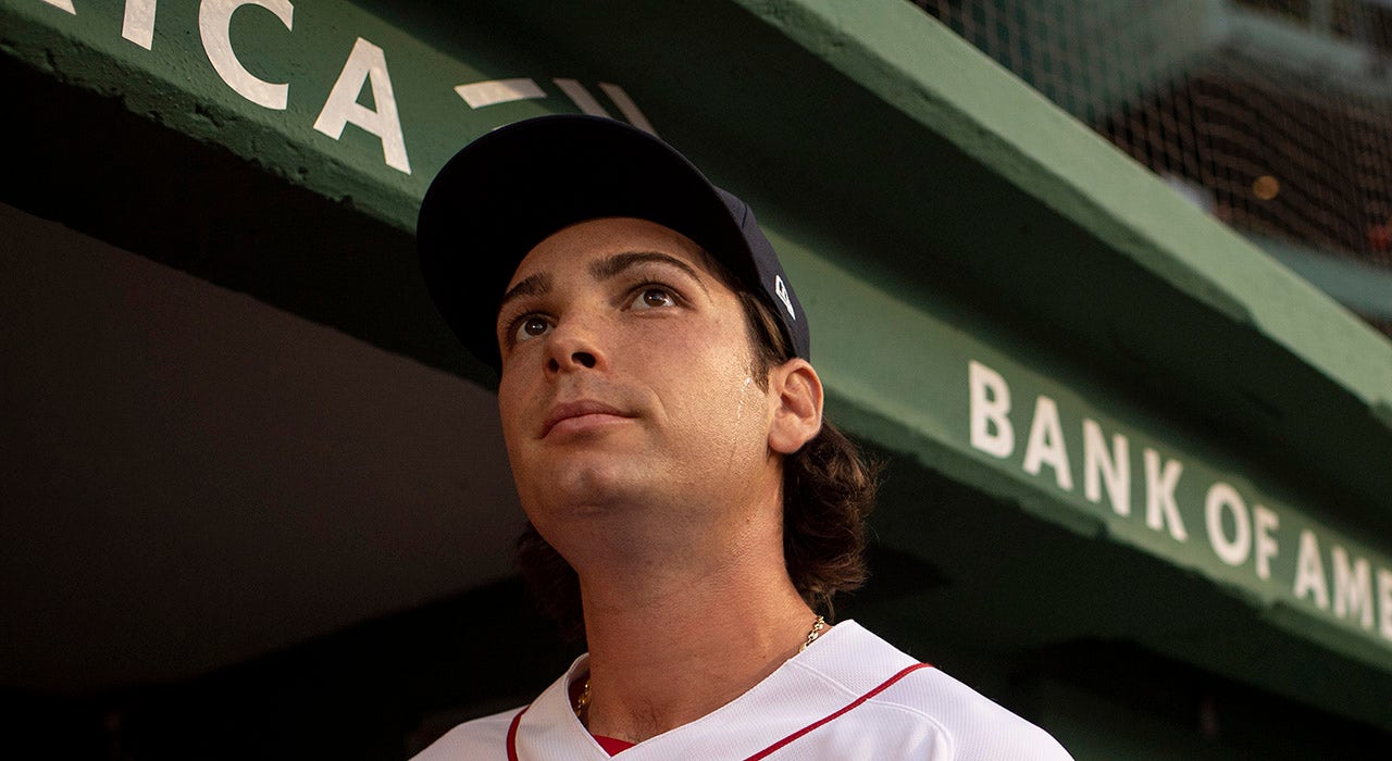 Triston Casas of the Boston Red Sox reacts after walking to drive in  News Photo - Getty Images