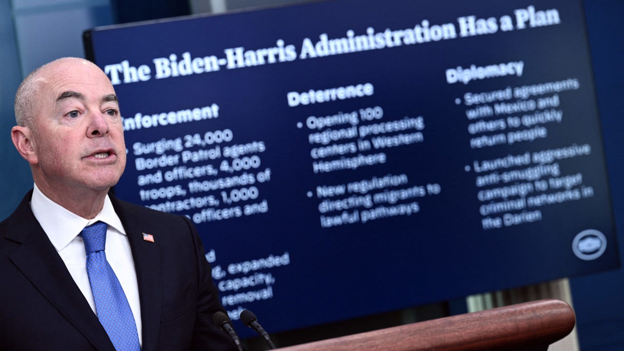 Biden admin touts 70% drop in migrant encounters post-Title 42, bucking predictions