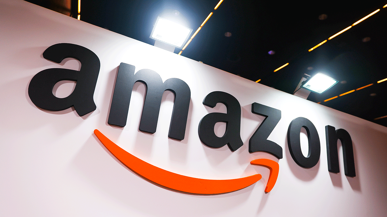 Amazon Logo (Beata Zawrzel/NurPhoto via Getty Images)