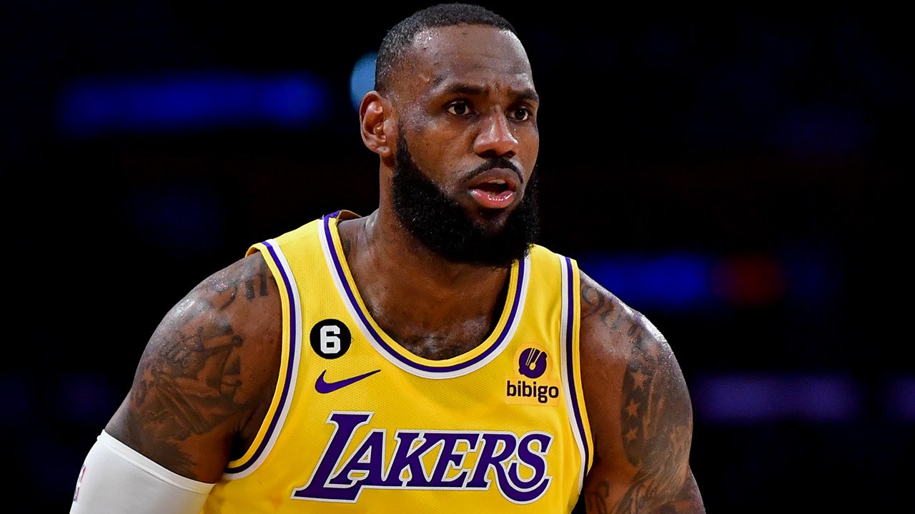 LeBron James Shares First Photo in Lakers Jersey