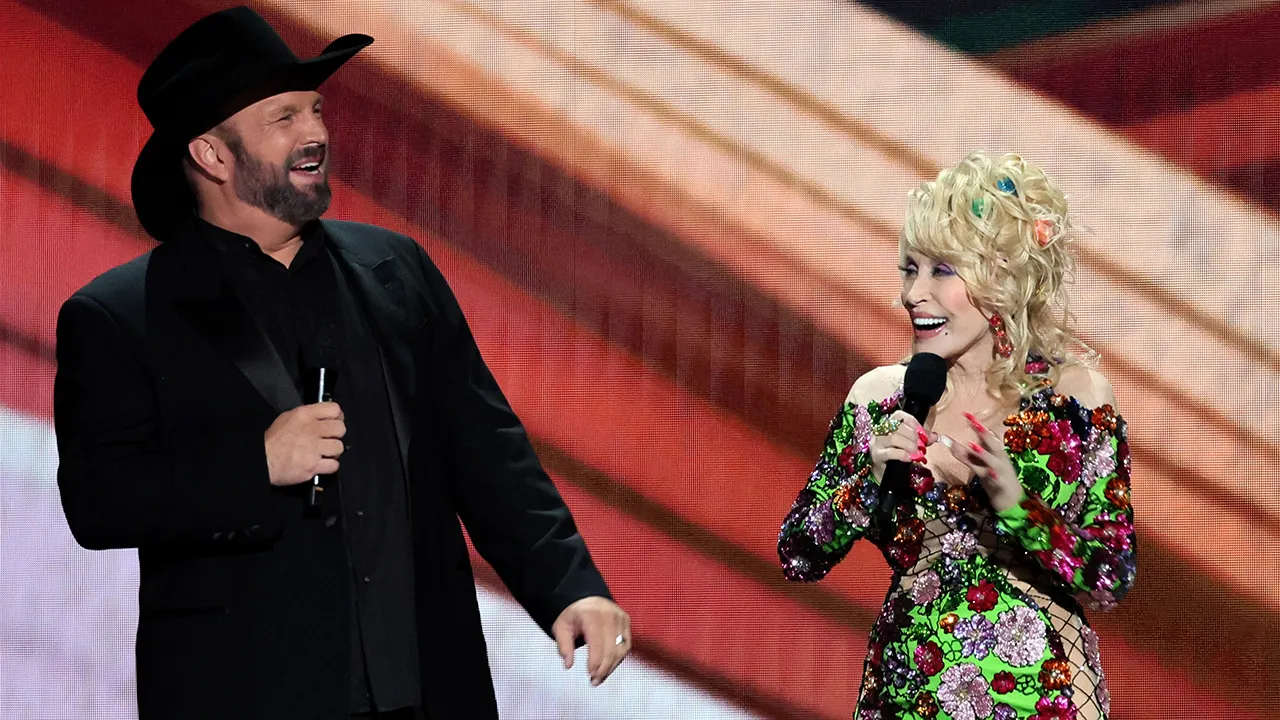 Dolly Parton and Garth Brooks hosted the Academy Of Country Music Awards on Thursday. (Theo Wargo)