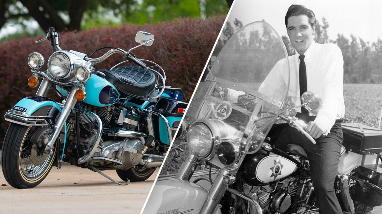 Elvis Presley's last motorcycle stalls on the auction block