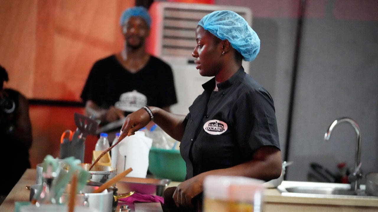 Nigerian chef cooks for over 4 days straight, breaks Guinness World Record