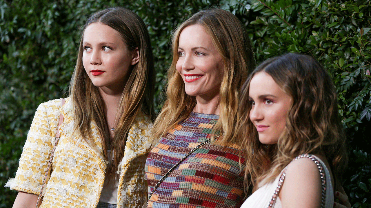 Leslie Mann Says She's So Proud of Daughters Maude and Iris