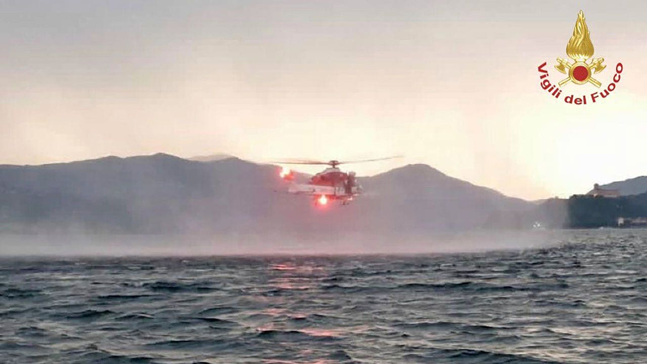 Italy reports 4 dead after storm capsizes tourist boat