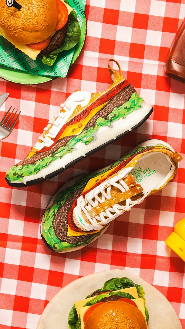 Next 'step' for vegan couture? Running shoe looks good enough to eat