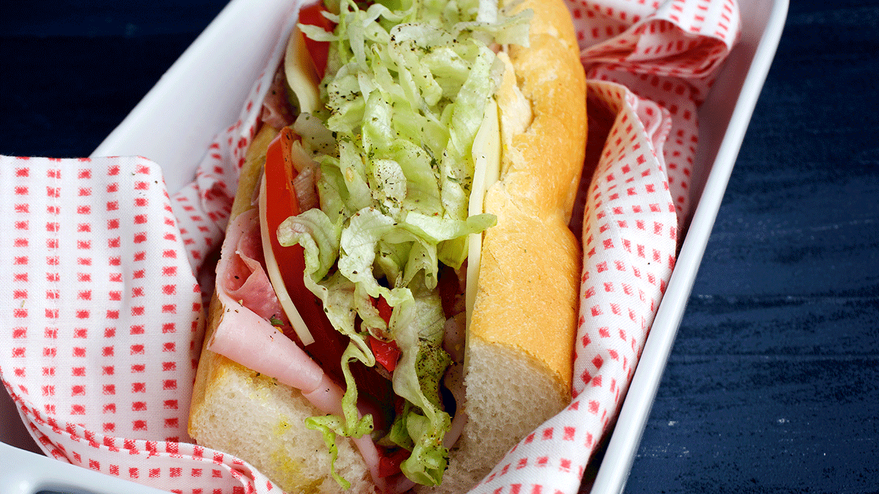 A Philly Italian hoagie