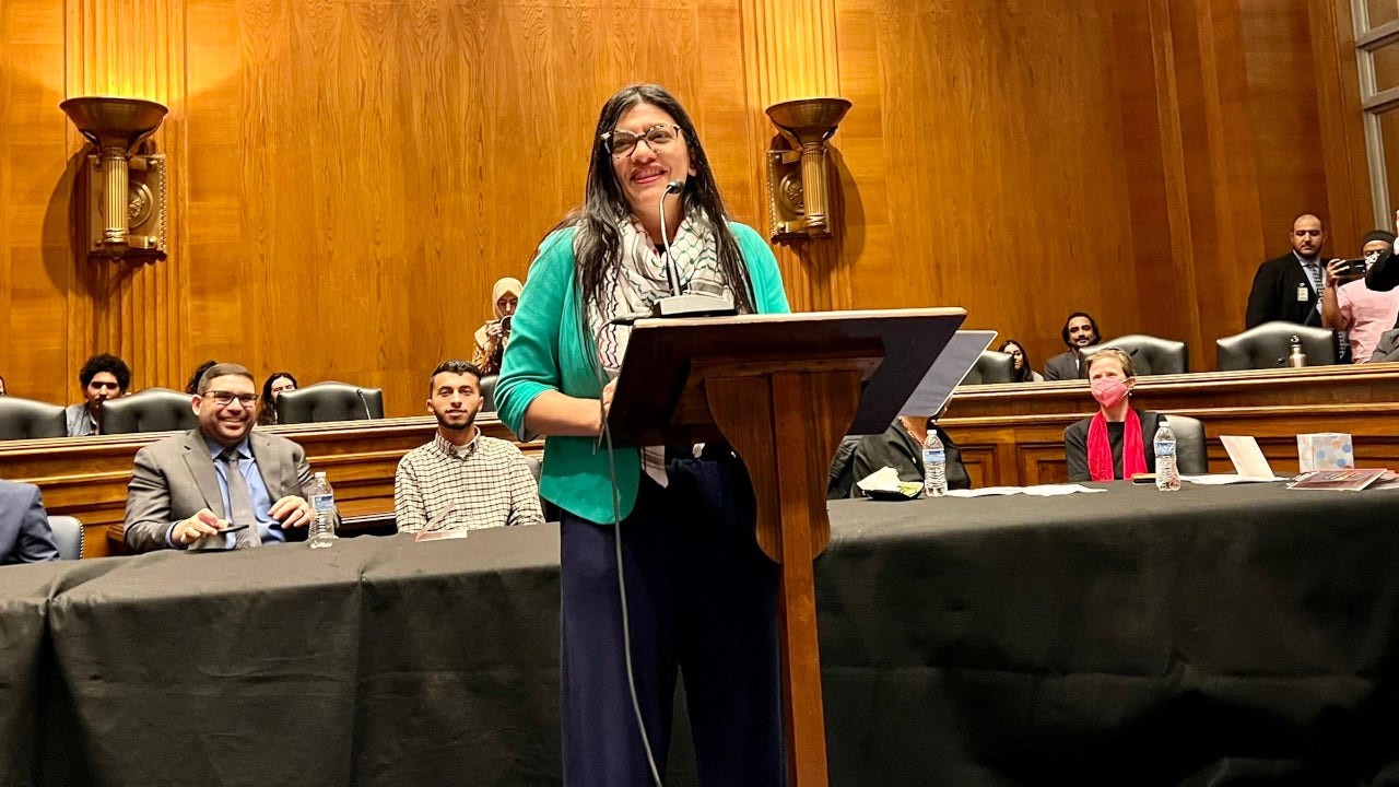 Rashida Tlaib doubles down after McCarthy cancels 'antisemitic' event, holds it in Senate
