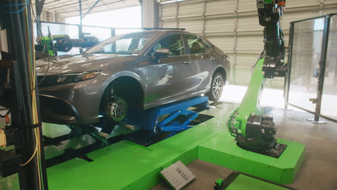 AI-powered RoboTire can change 4 tires twice as fast as a human