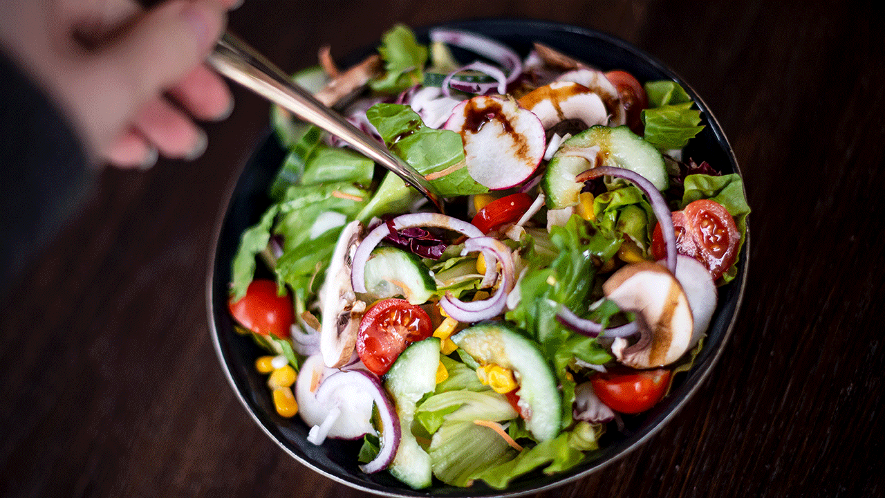 Salad in a bowl